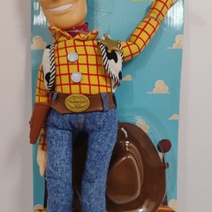 Rare NOS Toy Story Figure Doll SHERIFF WOODY NEW Disney Pixar Thinkway NIB 13″