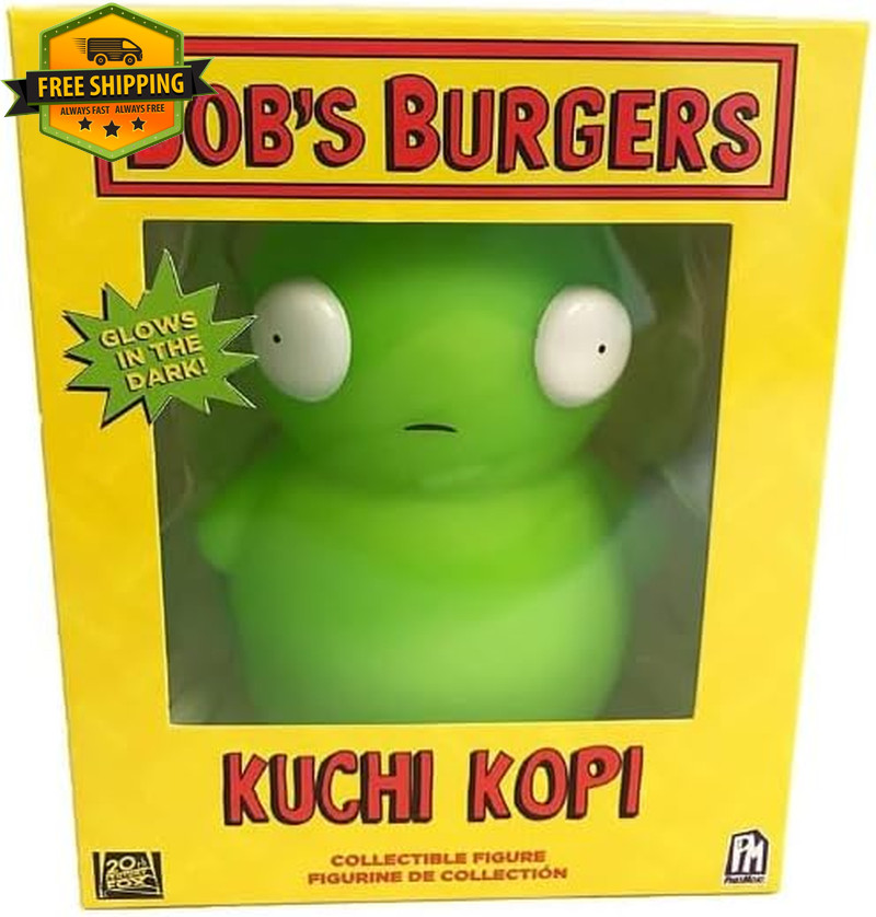 Bob’s Burgers Kuchi Kopi Glow in Dark 6″ Vinyl Figure Collectible Toy