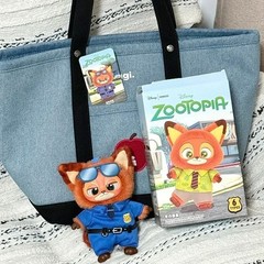 Zootopia Series Blindbox Confirmed Color, Plush Pendant & Keychain