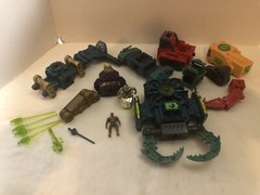 Vintage Battle Builders Parts Lot Toy Biz Circa 1995 Includes Action Figure
