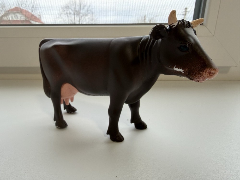 Bruder 1 16 Scale Realistic Cow Toy Figure Multicoloured German Quality 2014