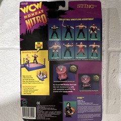 Original San Francisco Toymakers WCW Monday Nitro Sting Sound Figure w/ Bat 1997