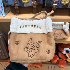 MINISO Zootopia2 Series Plush Crossbody Bag – Judy & Nick