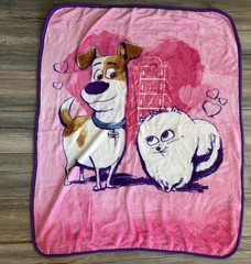 The Secret Life Of Pets 2 Plush Throw Blanket Lovey 46×38”