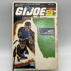 GI Joe Slaughter’s Marauders Mutt 100% Complete W/Uncut File Card 1989 Vintage