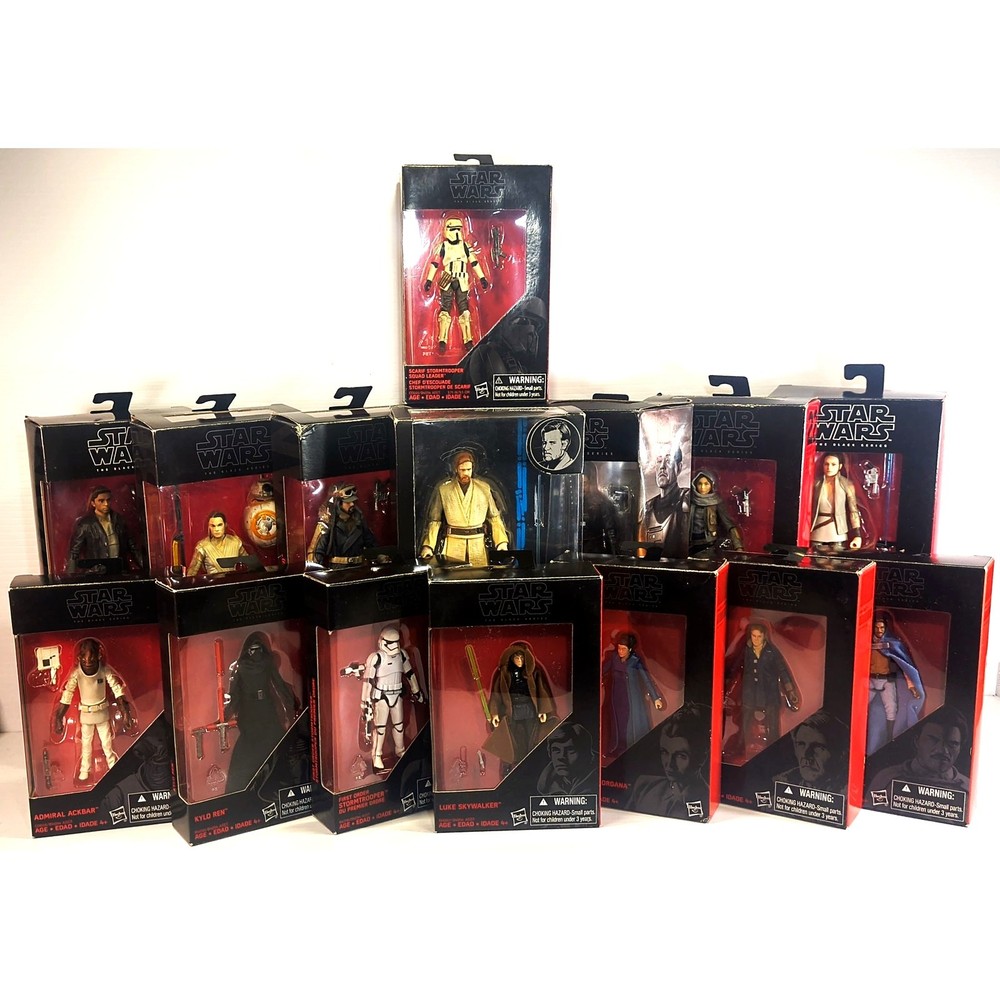 Star Wars The Black Series 15 FIGURE BUNDLE LOT, Used, See Pics/Description!