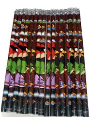 Angry Birds Pencils Unique COLLECTIBLES Angry Bird on Top – Lot of 16