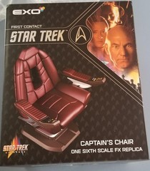 EXO-6 Star Trek First Contact Captain’s Chair 1:6 Replica NEW