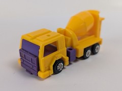 1994 Hasbro Transformers G2 Vintage Decepticon Mixmaster Constructicon Yellow
