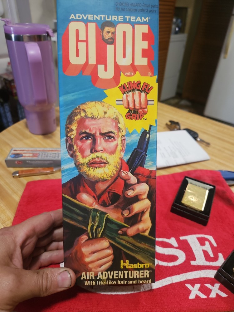 🪖Hasbro G.I. JOE 2006 12″ Adventure Team AIR ADVENTURER Kung Fu Grip Blonde