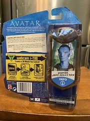 Avatar Webcam I-Tag Jake Sully RDA 2009 Mattel Detailed Figure Collectible Serie