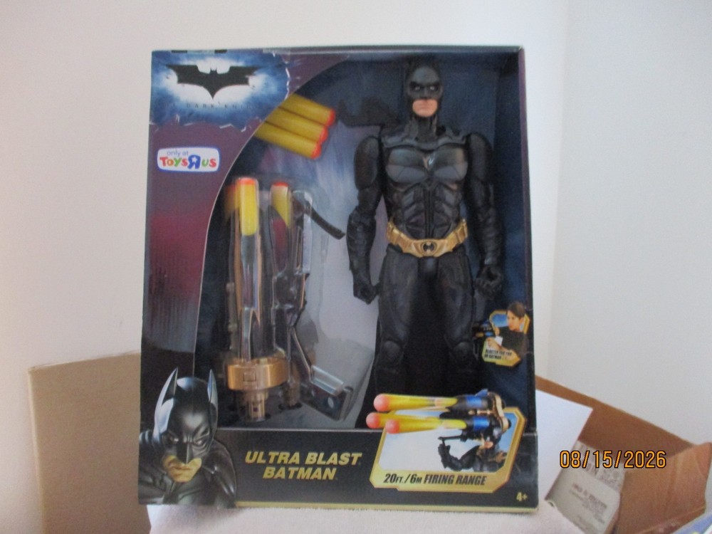 THE DARK KNIGHT, 15” ULTRA BLAST BATMAN, ONLY AT TOYS R US, N3973, MATTEL