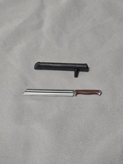 Valaverse The Black Action Force Blackbeard Machete + Sheath 6″ Custom Fodder