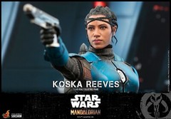 Hot Toys Star Wars The Mandalorian TMS069 Koska Reeves 1/6 Scale Figure In Stock