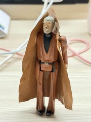 Vintage Star Wars Obi Wan Kenobi Bootleg Brazil Model Trem Rare Not Glasslite