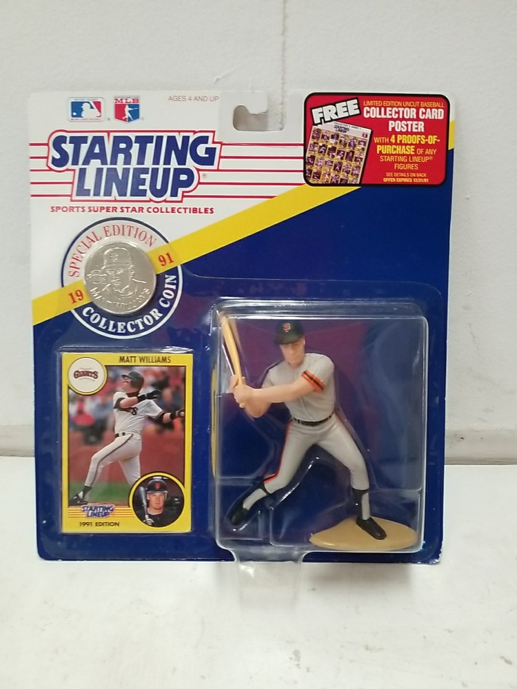 Starting Lineup 1991 Special Edition Will Clack And Collector Coin