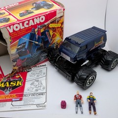 Vintage MASK M.A.S.K. VOLCANO Vehicle 1986 Kenner RUNS WORKS LOOK