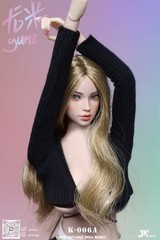 1/6 female head Movable Eye K006 A for Phicen hot toys 12″ figure worldbox ❶USA❶