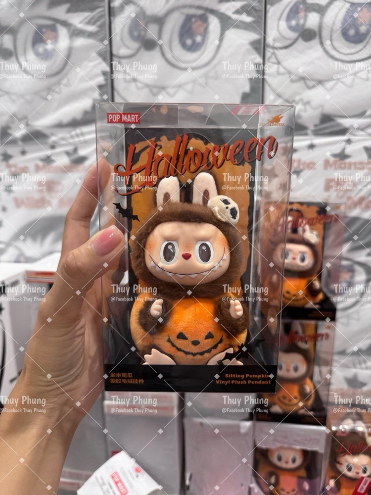 US SELLER – Labubu Halloween Party Series – Sitting Pumpkin