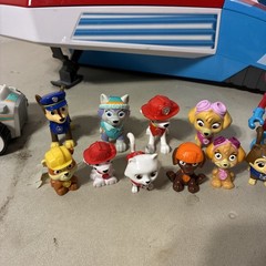 Paw Patrol Mighty Pups Super Paws Jet Command Center Plane & 14 Figures Tested
