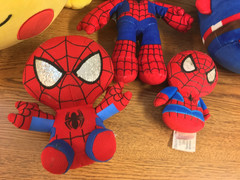 Plush Lot Of Pikachu Star Wars Grogu Jurassic Park Spider-man Captain America