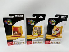Jakks Pacific Super Mario Bros Movie LOT of x 6 Mini Figures *NEW*