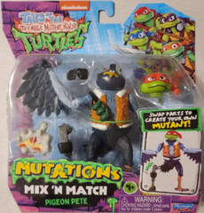 Tales of the TMNT Mutations Mix ‘N Match COMPLETE SET OF 6 Pete/Eel/SallyGoldFin