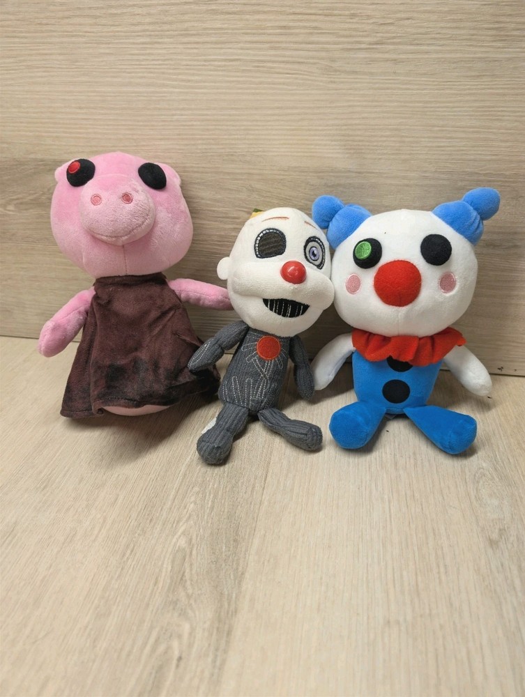 Piggy And Five Nights At Freddys 8″ Plush Stuffed Toys Piggy, Ennard, Clowny VGC