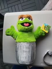 Oscar the Grouch Large 14 inch Soft Plush Stuffed Toy Licensed NEW Sesame Street