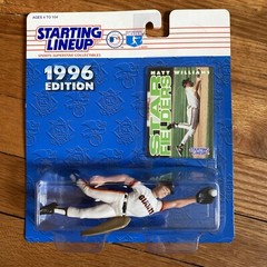 1996 Edition Kenner Starting Lineup Matt Williams Action Figure & Trading Card