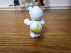 12-PK WHITE TANOOKI SUPER MARIO 4″ Lot Builder Penguin Cat Metal Raccoon Luigi