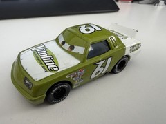 Disney Pixar Movie Cars Diecast Toy Piston Cup Race # 61 Vitoline James Cleanair