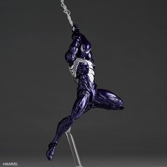 Kaiyodo Revoltech Amazing Yamaguchi Symbiote Spider-Man Purple Ver.