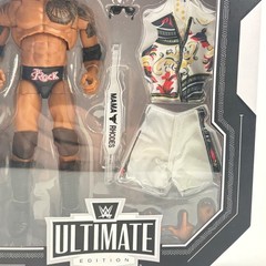 WWE Ultimate Edition The Rock Final Boss Action Figure Mattel New in Box