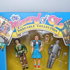 Turner Wizard of Oz 3.75â Action Figure Toys 50th Anniversary 1988 89 Lot x 6