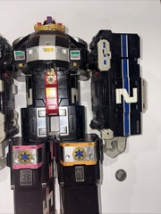 Power Rangers Light Speed Rescue Deluxe Supertrain Megazord Near Complete