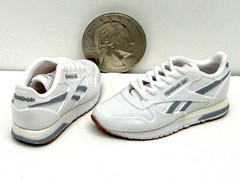 Reebok White and Gray Sneakers Hat Shirt Logo Stickers Zuru Sneakers Mini Bands