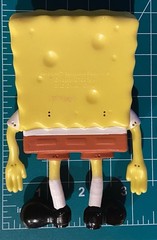 SpongeBob SquarePants Bend Ems Bendable Figure Lot of 2 SpongeBob Squidward 2022