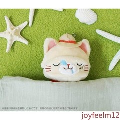 MOVIC Authentic One Piece Sanji Cat Eye Mask Plush Keychain – Anime Collectible
