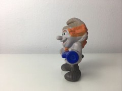 Hackus Smurf Figure McDonalds Happy Meal Prize Toy Heavy PVC Peyo 2013 3 Inch