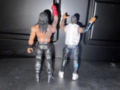 WWE Elite Basic Figure Lot Jey Uso & Roman Reigns Mattel Loose Bloodline