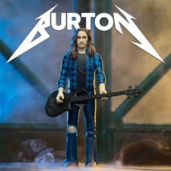 Metallica Cliff Burton ReAction Figure (Blue Flannel Shirt) Super7 – In Stock