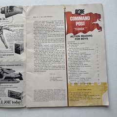 Vintage GI Joe Command Post Yearbook Magazine 1967 Action Reading For Boys