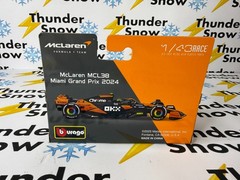 Oscar Piastri Formula One F1 McLaren MCL38 Racing Car