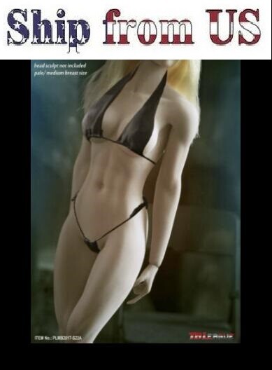 TBLEAGUE 1/6 Female MUSCULAR Seamless Body PALE M Bust S22A