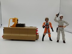 STAR WARS LEGACY REBEL TRANSPORT SPEEDER & GROUND CREW BATTLE OF YAVIN