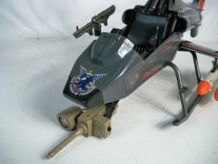 K26i94271 SKYFIRE ASSAULT COPTER W/ BOX 100% COMPLETE RAMBO VINTAGE 1985 COLECO