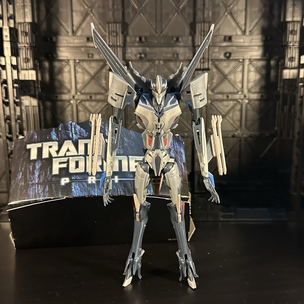 Transformers Prime First Edition Deluxe Starscream COMPLETE NOT-MINT SEE PICS