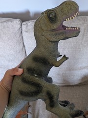 Lot Of 7 Soft Rubber Dinosaurs From Toys R Us Variety Of Species