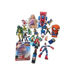 Mixed Lot Of 20 Toys Action Figure Toy Various Brands Heros Vehicle Hero